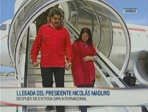 En cadena nacional transmiten el regreso de Nicolás Maduro