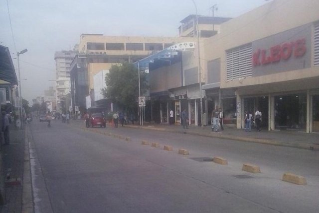 En el Zona Industrial I en el oeste de Barquisimeto se ven las calles desoladas. Foto: El Impulso