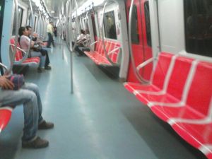 ¡Vacío! Así está el vagón del Metro en la estación Propatria #ParoNacionalContraMaduro (foto)