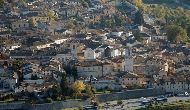 A general view of Norcia following an earthquake in central Italy, October 31, 2016. REUTERS/Remo Casilli