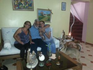 LA FOTO: Coromoto Rodríguez se reúne con su familia