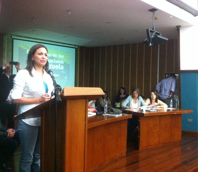 María Corina Machado participa en el Foro Compromiso por Venezuela