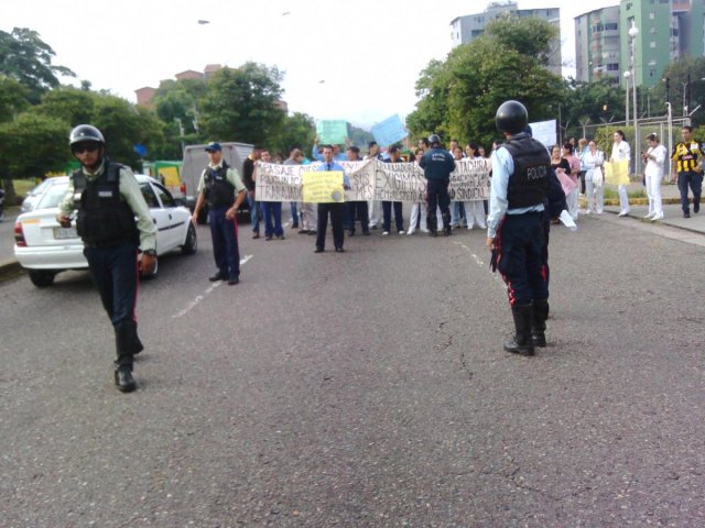 protesta Policlinica Táchira