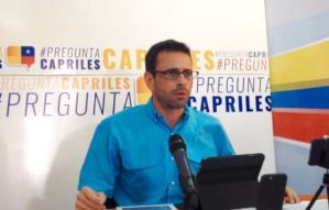 Capriles: El cambio político pasa porque el pueblo pueda votar