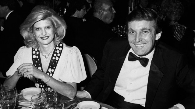 Ivana y Donald Trump, el 10 de mayo de 1985