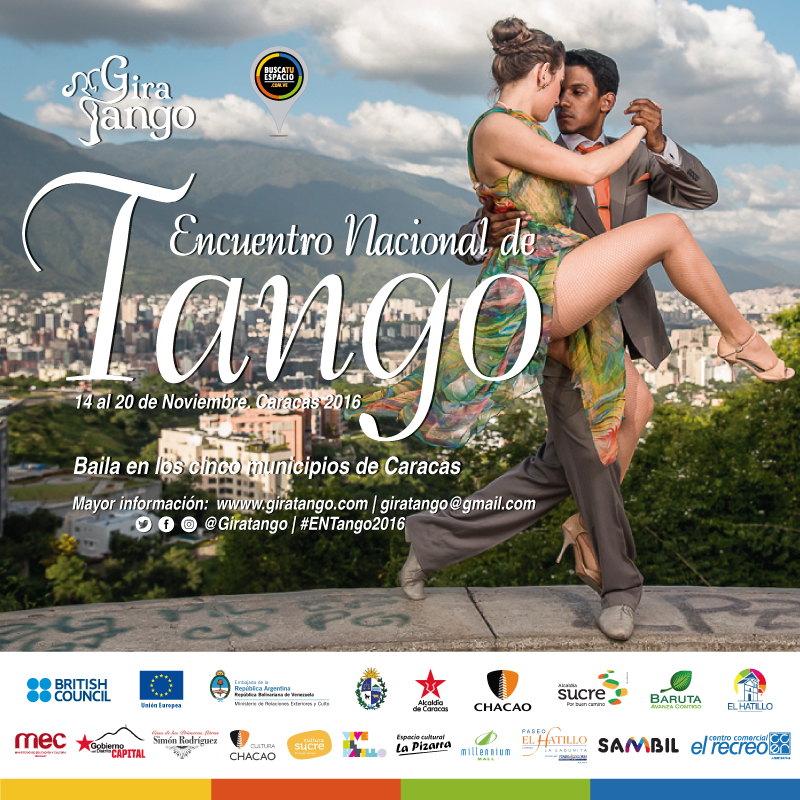 Gira Tanto estremecerá toda Caracas durante el “Encuentro Nacional de Tango 2016”