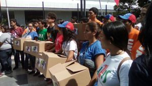 Movimiento estudiantil exigió al CNE fecha de elecciones generales (Fotos)