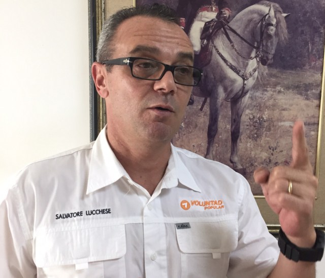 dirigente de Voluntad Popular en Carabobo, Salvatore Lucchese