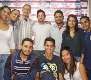 Juventud de ABP recibe en Venezuela a Francisco Frenkel del partido Unidos Por La Libertad de Argentina