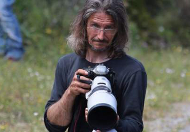 Stéphane Giraudi, fotógrafo que ha muerto en un rally en Córcega. (@BALDOCCHIOCEANE / TWITTER) 