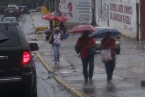 Domingo de lluvias dispersas en gran parte del país, según el Inameh