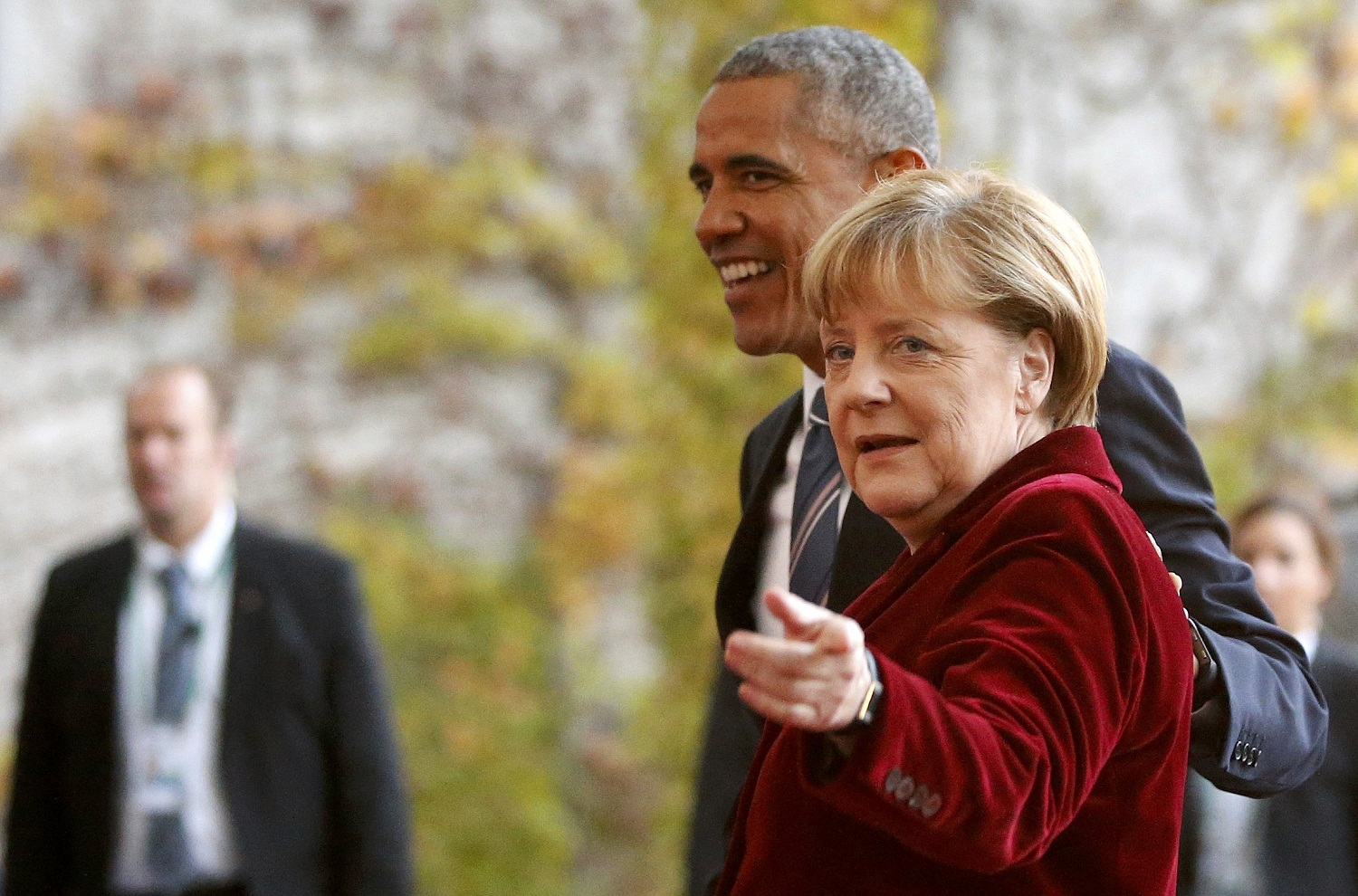 Merkel recibe a Obama en la Cancillería en su última visita a Europa
