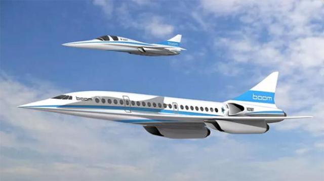 Así es el diseño del nuevo Boom, el avión supersónico más veloz que el Concorde que podría comenzar a volar en 2017. Foto: Infobae
