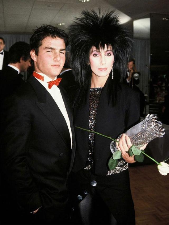 Cher y Tom Cruise tuvieron un intenso romance en 1985