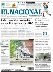 Portadas de este lunes 21 de noviembre de 2016