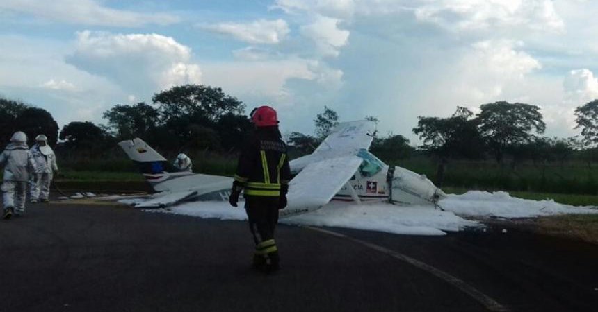 Accidente de aeronave en centro de Colombia deja un muerto y cuatro heridos
