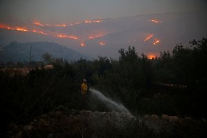 Continúan por quinto día consecutivo los incendios en Israel y Cisjordania