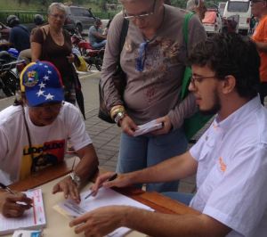 Voluntad Popular realiza jornada de captación de nuevos militantes en Caracas