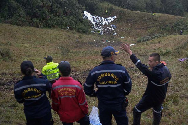 accidente avion Chapecoense colombia
