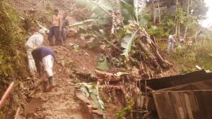En Miranda han sido afectadas unas 263 viviendas por las lluvias