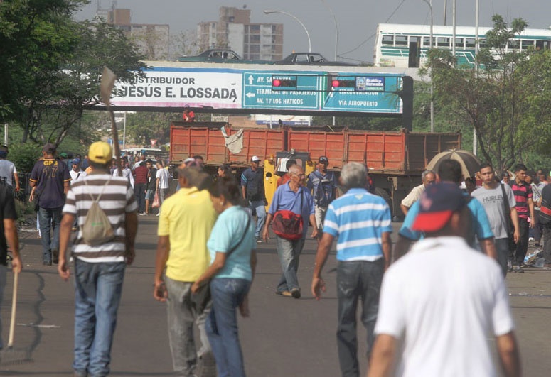 Comerciantes protestaron en Maracaibo por incremento del kilo de pollo a 3.750 bolívares
