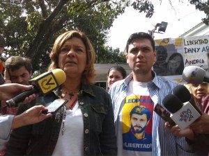 Rosmit Mantilla y Rosa Orozco levantaron protesta en la Nunciatura Apostólica