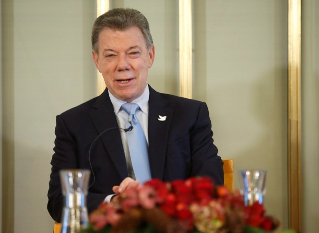 Juan Manuel Santos, presidente de Colombia // Foto Reuters