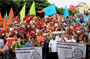 Partidos políticos exigen a la AN juicio político ya a Nicolás Maduro