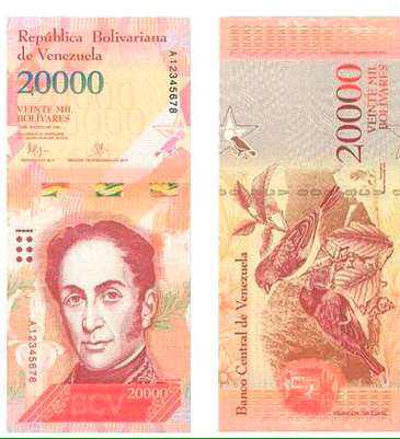 billetes 20000