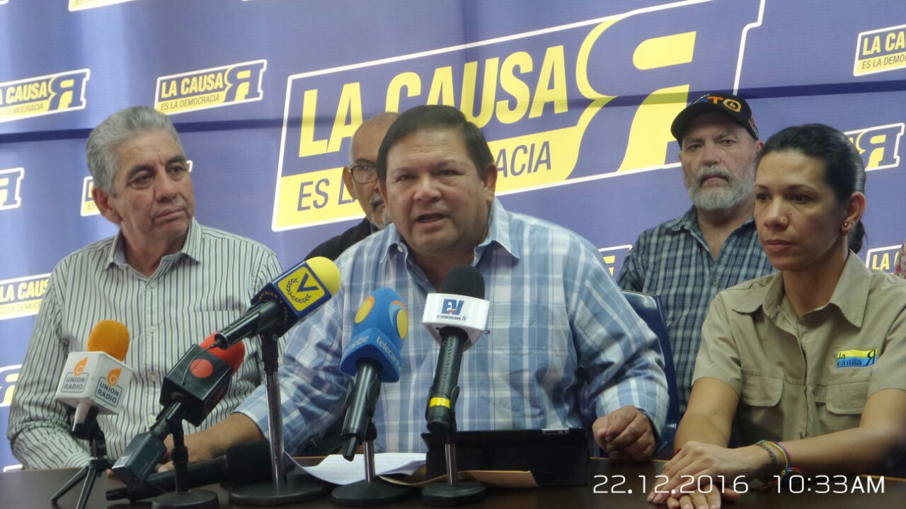 Andrés Velásquez: Nuestra lucha está al lado del pueblo, nosotros no tenemos nada que esconder