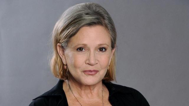 La actriz estadounidense Carrie Fisher, fallecida el 27 de diciembre de 2016 