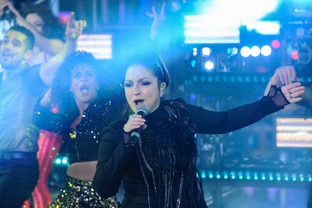Gloria Estefan performs during a concert in Times Square on New Year's Eve in New York, U.S. December 31, 2016. REUTERS/Stephanie Keith