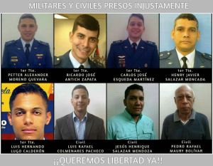 Gran tuitazo #MilitaresInocentes por los detenidos del “Golpe Azul”