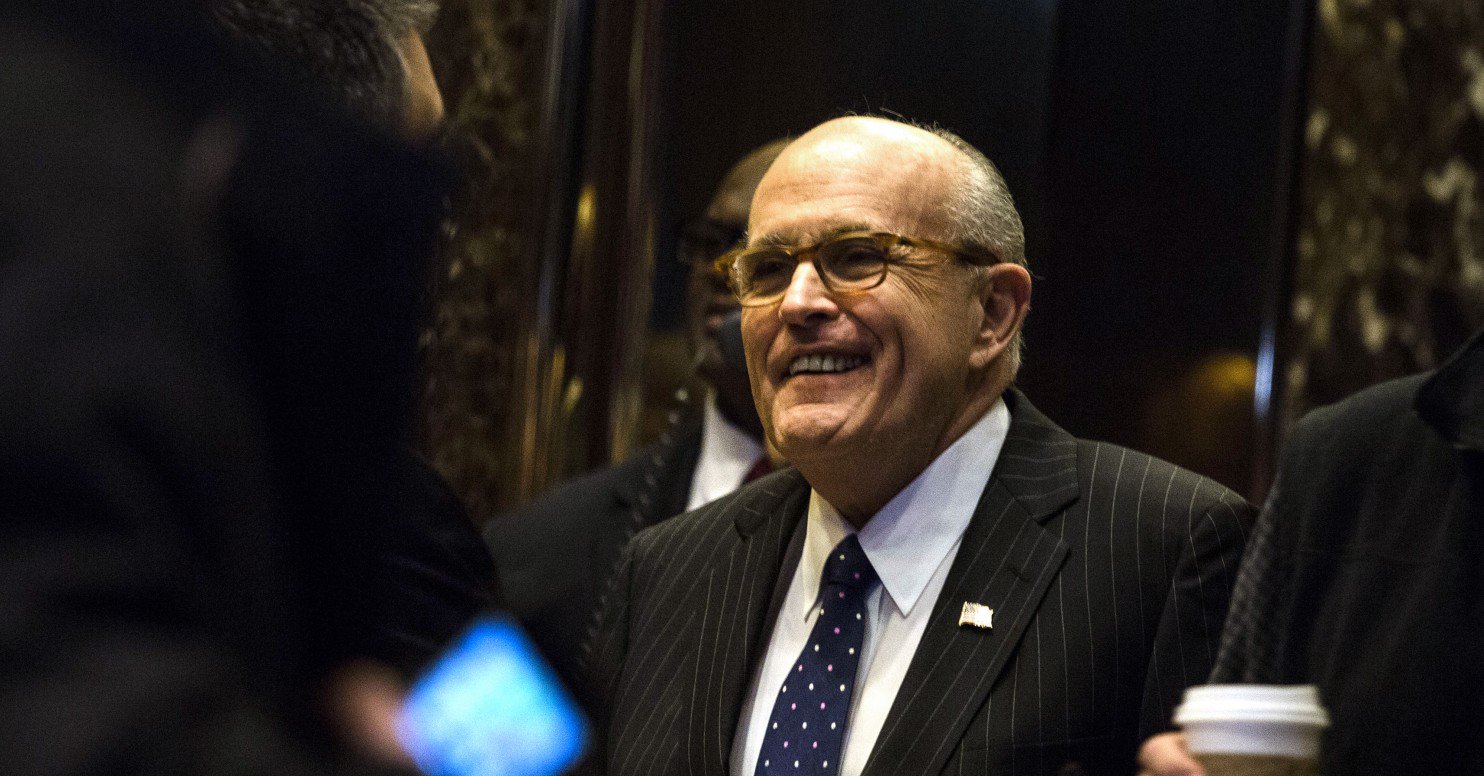 Rudy Giuliani será el nuevo asesor en ciberespionaje de Trump