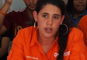 Ana Karina García: Caso de Gilber Caro es una aberración jurídica por habérsele violado todos sus derechos