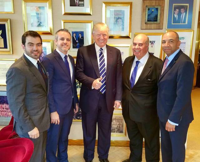 Los expertos latinoamericanos reunidos con Donald Trump STR (EFE)