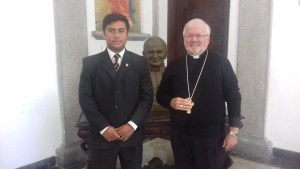 Conrado Pérez se reunió con el Nuncio Apostólico para conversar sobre la situación de Venezuela y Trujillo