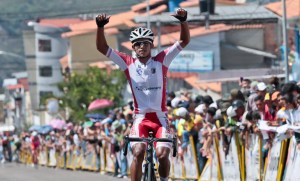 Roniel Campos ganó la séptima etapa de la Vuelta al Táchira