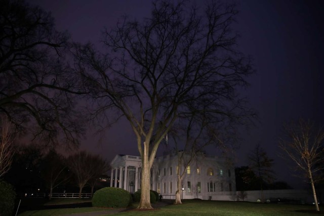 The White House is seen the day after U.S. President Donald Trump's inauguration in Washington, U.S., January 21, 2017. REUTERS/Carlos Barria