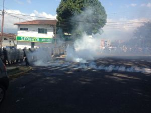 PNB reprime marcha de Táchira este #23E