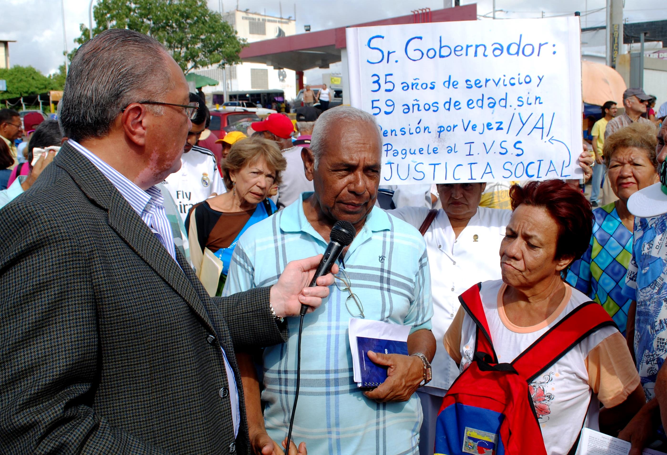 Eliseo Fermín: Gobierno dice ser humanista, pero no respeta los derechos de jubilados