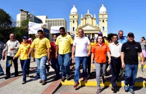 Unidad Zulia realizó marcha “sorpresa” en el centro de Maracaibo para exigir elecciones