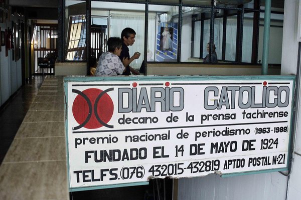 Diario Católico, el “Decano de la prensa tachirense” cierra indefinidamente