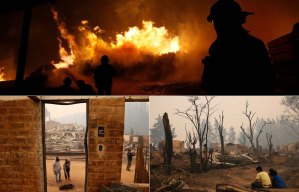 Las desgarradoras imágenes de Chile tras los fuertes incendios