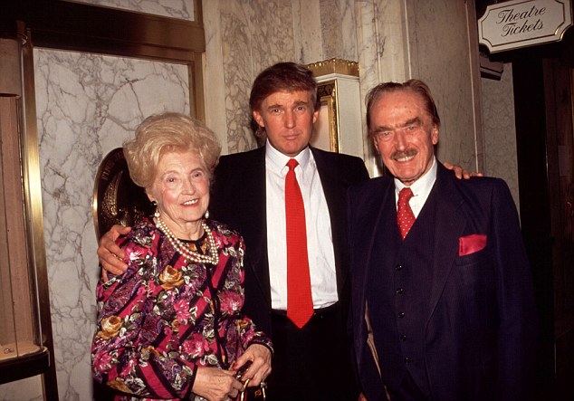 Donald Trump with his parents Mary and Fred Trump 1994 © Barry Talesnick/Retna, Ltd. USA