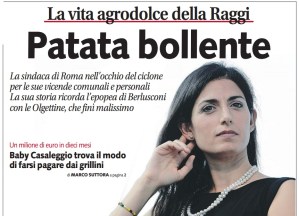 Indignación por la portada sexista de un diario contra la alcaldesa de Roma