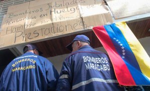 Bomberos jubilados de Maracaibo llevan cuatro días en huelga de hambre