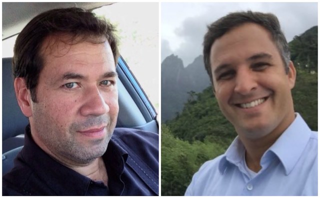 Leandro Stoliar y Jesus Urbina periodistas brasileños