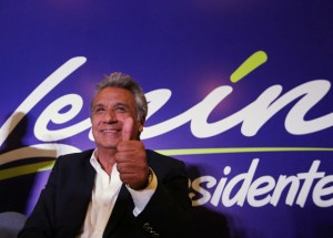 Lenín Moreno da por sentada la victoria en las presidenciales de Ecuador