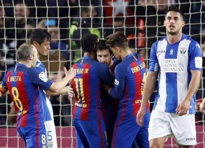 Messi salva al Barça frente al Leganés con un agónico penal al minuto 90